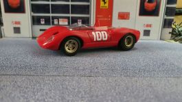 1/24 1967 Ferrari Dino 206S Montagna Hillclimb Trento-Bondone #100 Scarfiotti
