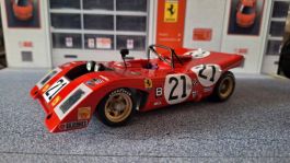 1/24 1971 Ferrari 312P NART Sebring Luigi Chinetti Jr. / George Eaton