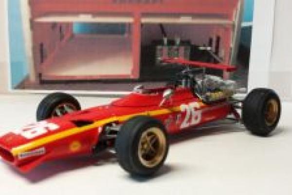 1/20 1968 Ferrari 312 F1 France #26 Jacky Ickx