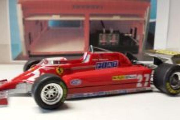 1/20 1981 Ferrari 126 CK Spain #27 Gilles Villeneuve