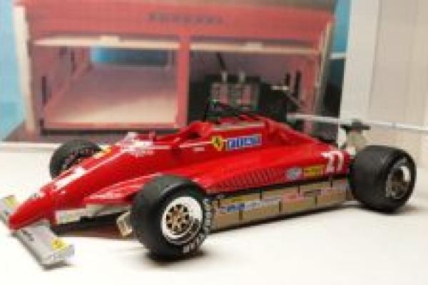 1/20 1982 Ferrari 126 C2 USA Long Beach #27 Gilles Villeneuve