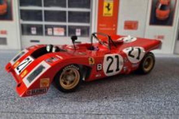 1/24 1971 Ferrari 312P NART Sebring Luigi Chinetti Jr. / George Eaton